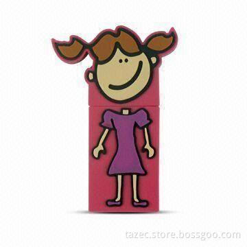 Silicone USB Flash Drive, Supports Plug-and-play Function, with 32GB Capacity